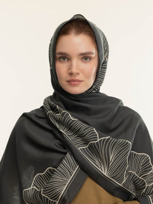 Morph Black Şal