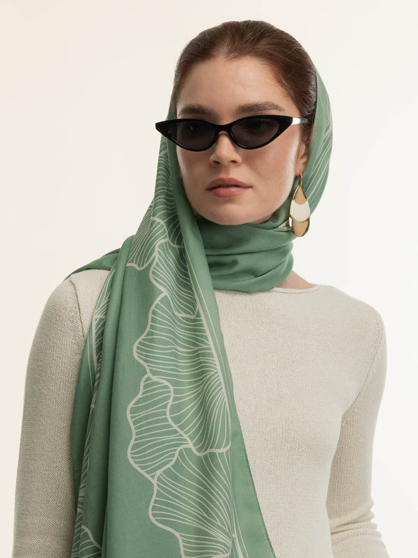 Morph Green Şal